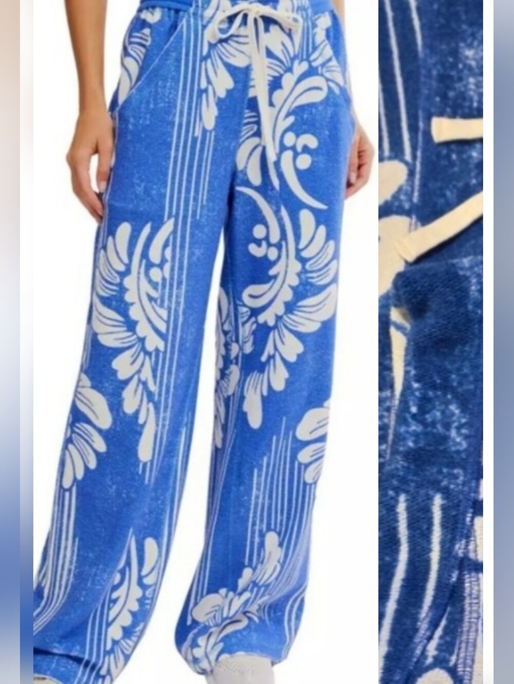 Free People One Above Wide Leg Pants — Electric Shock Combo ⚡️NWT | Med